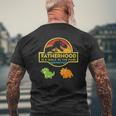 Fatherhood Is A Walk In The Park Mens Back Print T-shirt Gifts for Old Men