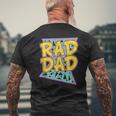 Father's Day For Daddy Rad Dad Mens Back Print T-shirt Gifts for Old Men