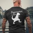 Father's Day From Wife Son Daughter Kids Papasaurus Mens Back Print T-shirt Gifts for Old Men