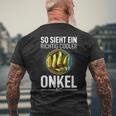 Father's Day Papa So Sieht Ein Richtig Cooler Unkel T-Shirt mit Rückendruck Geschenke für alte Männer