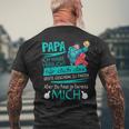 Father's Day Papa Superheroersucht Das Beste Geschenk Father S T-Shirt mit Rückendruck Geschenke für alte Männer