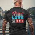 Father's Day For Stepdad Stepfather Love Not Dna Mens Back Print T-shirt Gifts for Old Men