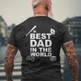 Father's DayBest Dad Sports Video Games Books Mens Back Print T-shirt Gifts for Old Men