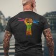 Faust Drumsticks Drummer Drummer Drum Kit T-Shirt mit Rückendruck Geschenke für alte Männer
