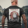 Ferretzilla Ferret For Ferret Lovers T-Shirt mit Rückendruck Geschenke für alte Männer