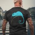 Fibonacci Chameleon T-Shirt mit Rückendruck Geschenke für alte Männer