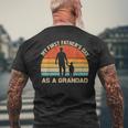 My First Father's Day As A Grandad New Grandpa Father's Day Men's T-shirt Back Print Gifts for Old Men
