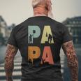 Fishing Angeln Lustiger Spruch Angel Papa Cool T-Shirt mit Rückendruck Geschenke für alte Männer