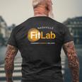 Fit Lab Nashville Community Strength Wellness Mens Back Print T-shirt Gifts for Old Men