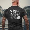 Fitness Forever Weightlifting Gym Workout Training Mens Back Print T-shirt Gifts for Old Men