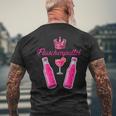 Flaschenputtel Party Junggesellenabschied Saufen T-Shirt mit Rückendruck Geschenke für alte Männer