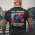 A Fool Is Someone Who Supported Him In 2020 Anti-Biden Men's T-shirt Back Print Gifts for Old Men
