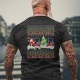 Forklift Operator Forklift Driver Forklift Truck Christmas Mens Back Print T-shirt Gifts for Old Men