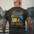 Fort Lauderdale Florida Vacation 2024 Matching Family Group Men's T-shirt Back Print Gifts for Old Men