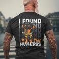 I Found This Humerus Dachshund Dog Pun Men's T-shirt Back Print Gifts for Old Men