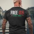 Free-Ish Since 1865 Emancipation Day Black Pride Mens Back Print T-shirt Gifts for Old Men