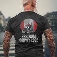 Freedom Convoy 2022 Canadian Trucker Tee Mens Back Print T-shirt Gifts for Old Men