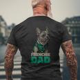 Frenchie Dad French Bulldog Dad T-Shirt mit Rückendruck Geschenke für alte Männer