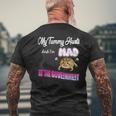 Frosch Meme Kurzärmliges Herren-T-Kurzärmliges Herren-T-Shirt Mein Bauch schmerzt & Ich bin verrückt bei der Regierung Geschenke für alte Männer