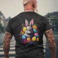 Frühling Ostern Karnickel Süßes Kaninchen Osterhase Motive T-Shirt mit Rückendruck Geschenke für alte Männer
