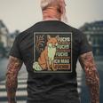 Fuchs Redet Nicht Fuchs Jammert Nicht Fox S T-Shirt mit Rückendruck Geschenke für alte Männer