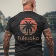 Fukuoka Japan T-Shirt mit Rückendruck Geschenke für alte Männer