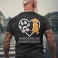 Fun Lab Dog Lover Cute Meme Saying Labrador Retriever Men's T-shirt Back Print Gifts for Old Men