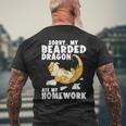 Bearded Dragon Reptile Lizard Bearded Dragon Men's T-shirt Back Print Gifts for Old Men