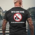 Bitte Keine Fotos Bitte Keine Fotos German Lang Black T-Shirt mit Rückendruck Geschenke für alte Männer