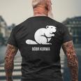 Bober Bóbr Kurwa Polish Internet Meme Beaver T-Shirt mit Rückendruck Geschenke für alte Männer