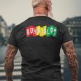 Bumbaclot Jamaican Slang Reggae Music Men's T-shirt Back Print Gifts for Old Men