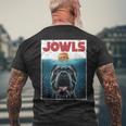 Cane Corso Jowls Top Drool Burger Dog Mom Dog Dad Men's T-shirt Back Print Gifts for Old Men