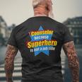 Counselor Because Superhero Isn't A Job Title Men's T-shirt Back Print Gifts for Old Men