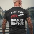 Crawfish That Ain't No Hot Tub Cajun Boil Mardi Gras Men's T-shirt Back Print Gifts for Old Men