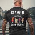 Cruise 2024 Blame It On The Drink Package Men's T-shirt Back Print Gifts for Old Men