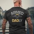 Deadly Father For Fathers Day 2024 Men's T-shirt Back Print Gifts for Old Men