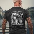 Duck Hunting Suns Up Whack Em And Stack Em Hunter Men's T-shirt Back Print Gifts for Old Men