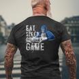 Eat Sleep Gorilla Monke Tag Gorilla Vr Gamer Men's T-shirt Back Print Gifts for Old Men