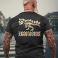 Eggasaurus EasterRex Dinosaur Egg Hunt 2024 Graphic Men's T-shirt Back Print Gifts for Old Men