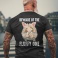 Fluffye Lionhead Bunny Rabbit Lover Men's T-shirt Back Print Gifts for Old Men