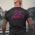 Girls Mailman Mailed It Post Office Mail Carrier Men's T-shirt Back Print Gifts for Old Men