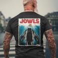 Great Dane Jowls Paws Top Drooling Dog Mom Dog Dad Men's T-shirt Back Print Gifts for Old Men