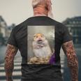 Hamster Schreit I Thank You Meme T-Shirt mit Rückendruck Geschenke für alte Männer