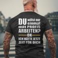 Handwerker Einmal Mit Profis Work S T-Shirt mit Rückendruck Geschenke für alte Männer