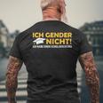 Ich Gender Nicht Ich Habe Einen Schulabschluss Green T-Shirt mit Rückendruck Geschenke für alte Männer