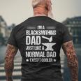 I'm A Blacksmithing Dad Blacksmith Forge Men's T-shirt Back Print Gifts for Old Men