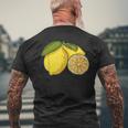 Lemon Citrus Fruit T-Shirt mit Rückendruck Geschenke für alte Männer