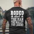 Rodeo Dad Man Wallet Legend Rodeo Dad Men's T-shirt Back Print Gifts for Old Men