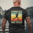 Running For Men Dad Marathon Runner Coach Marathoner Mens Back Print T-shirt Gifts for Old Men