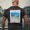 Shark Lover Hammerhead Shark Sea Animals Shark Men's T-shirt Back Print Gifts for Old Men